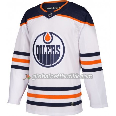 Edmonton Oilers Hockeydrakt Blank Hvit Adidas Authentic - Herre